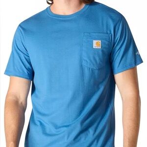 Carhartt Men's Teal Short Sleeve Pocket Tee